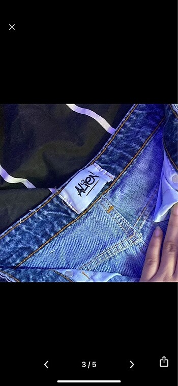 xs Beden Baggy jean