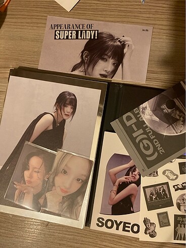  Gidle İdle Tam içerik Second Kpop Albüm