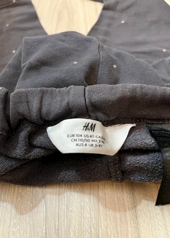 Kız Çocuk Siyah Denim Tayt - Görsel 4