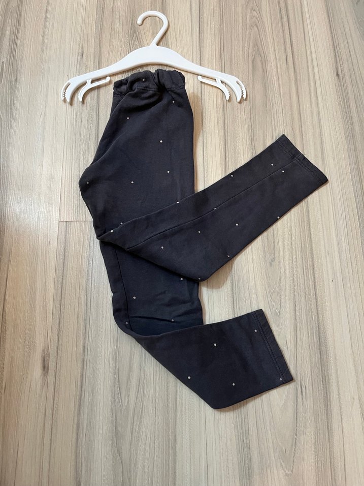 Kız Çocuk Siyah Denim Tayt - Görsel 3