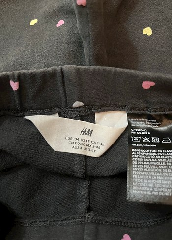 Kız Çocuk Çok Renkli Desenli Tayt - Görsel 5