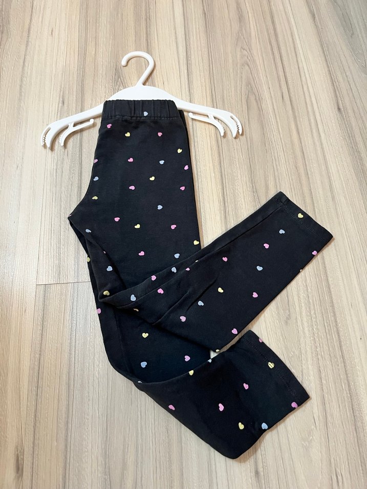 Kız Çocuk Çok Renkli Desenli Tayt - Görsel 4