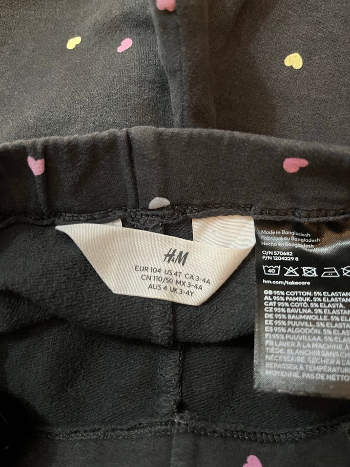 Kız Çocuk Çok Renkli Desenli Tayt - Görsel 5