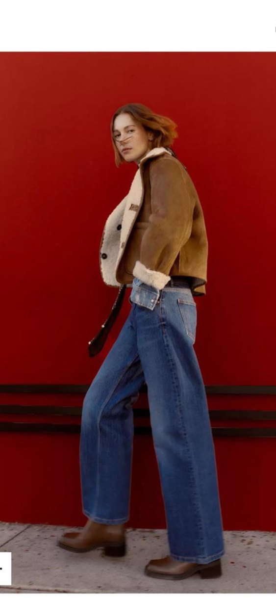 Kürklü çift yüzlü çift taraflı zara maraka ceket - Görsel 3