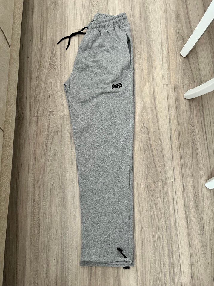 Gri kaliteli  Rahat Eşofman Altı - Görsel 4