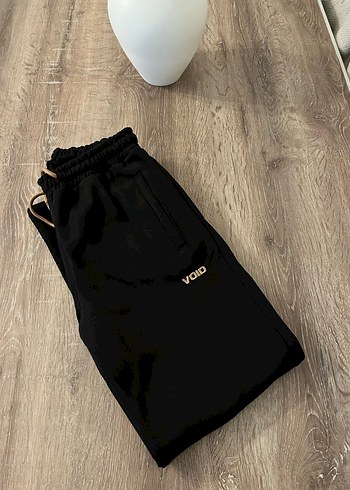 Siyah Unisex Süet Jogger Eşofman Altı - Görsel 2