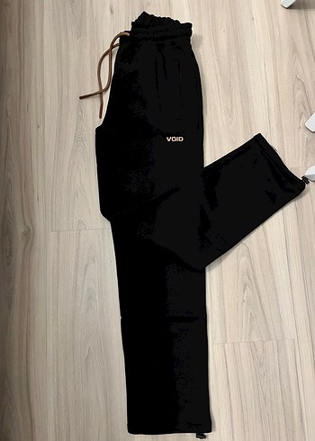 Siyah Unisex Süet Jogger Eşofman Altı - Görsel 3