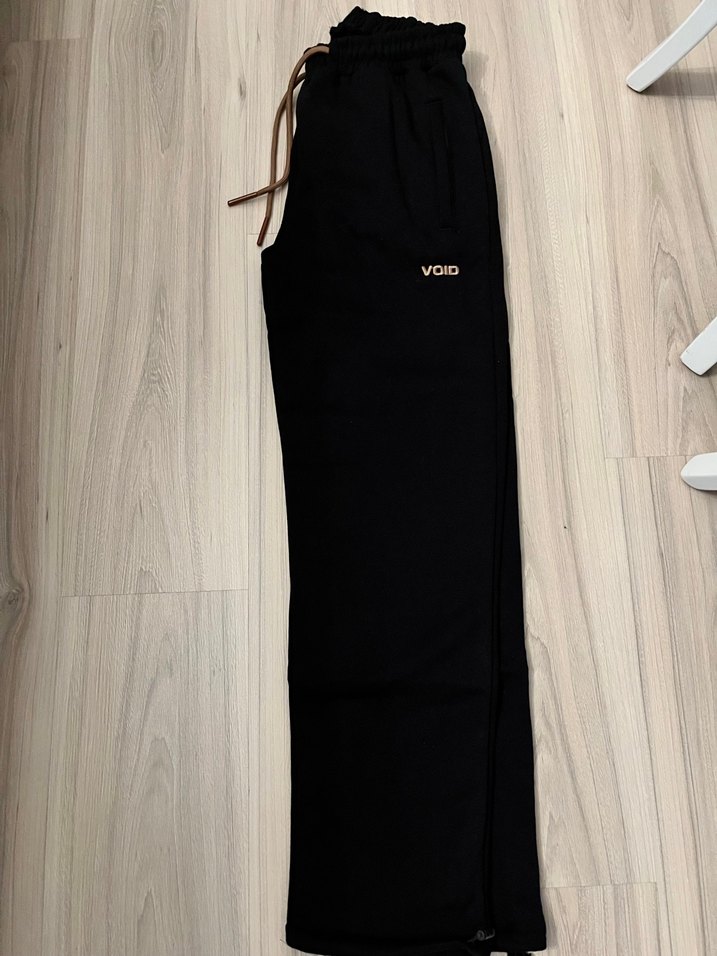 Siyah Unisex Süet Jogger Eşofman Altı - Görsel 4