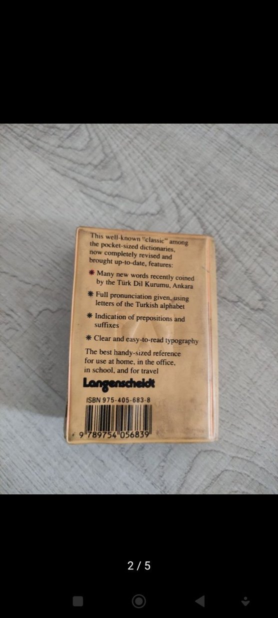 Langenscheidt İngilizce-Türkçe Sözlük - Görsel 2