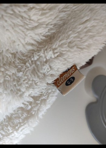 Beyaz Kürklü Bebek Kız Tulumu - Görsel 3