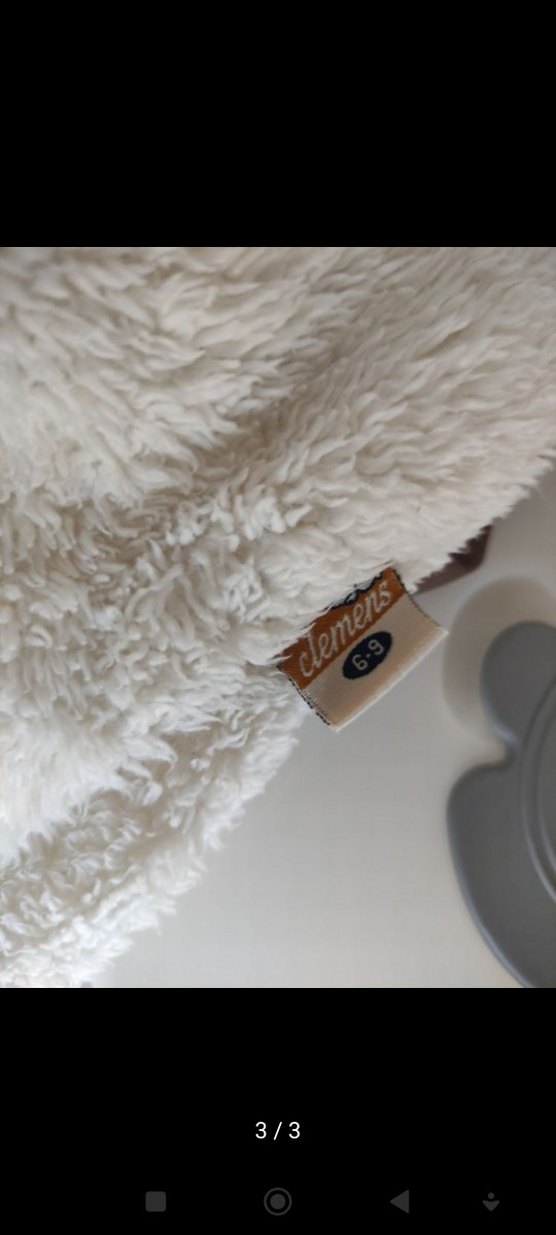 Beyaz Kürklü Bebek Kız Tulumu - Görsel 3