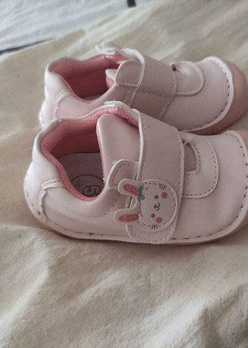 Pembe Kız Bebek İlk Adım Ayakkabısı - Görsel 3