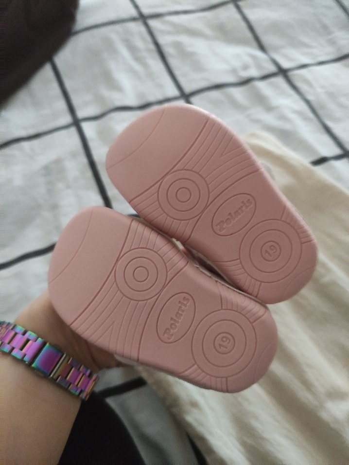 Pembe Kız Bebek İlk Adım Ayakkabısı - Görsel 4