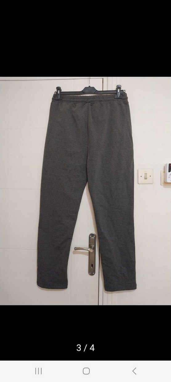 Gri  Erkek  Rahat Kesim Eşofman Altı - Görsel 2