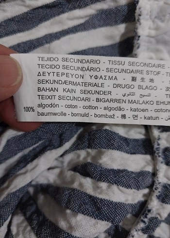 Kısa Kollu Çizgili Kadın Tulum - Görsel 8