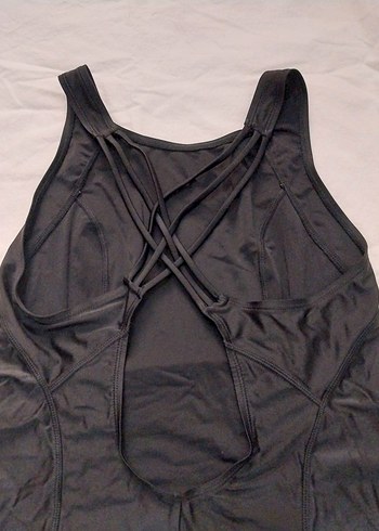 Siyah Kadın Sade Gövde Oturan Mayo - Görsel 3