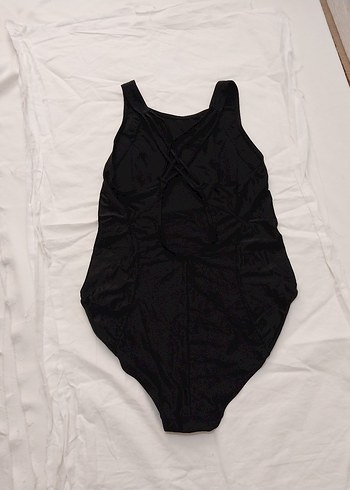 Siyah Kadın Sade Gövde Oturan Mayo - Görsel 2