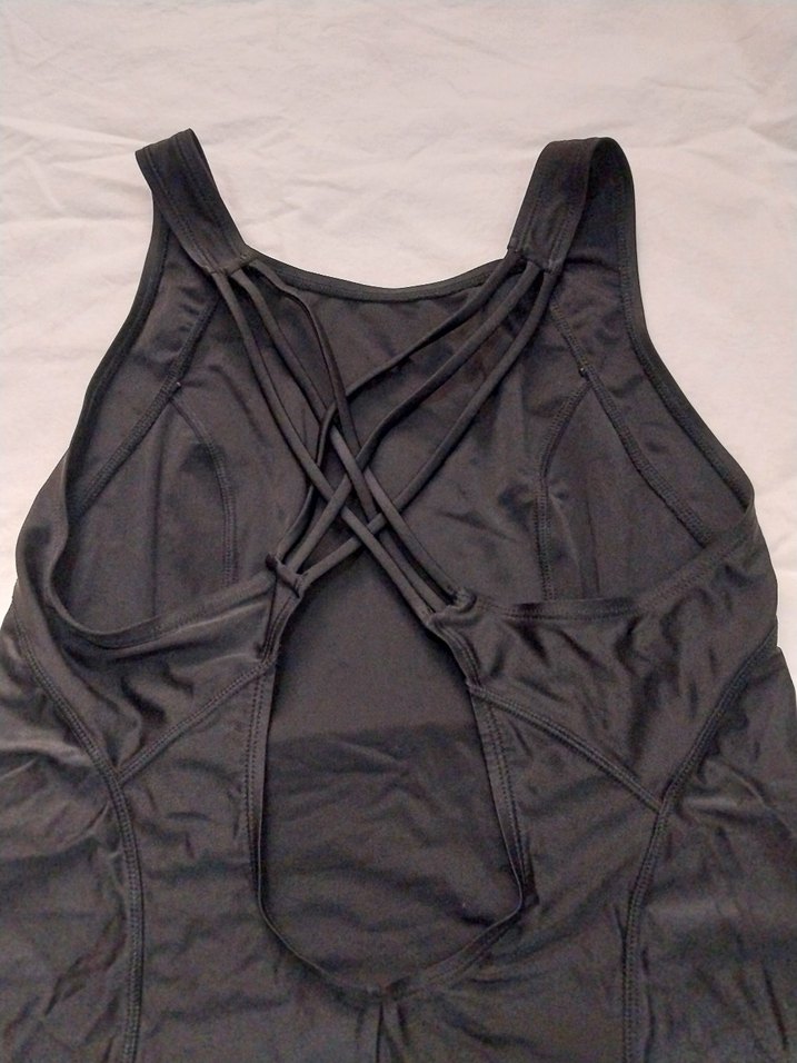 Siyah Kadın Sade Gövde Oturan Mayo - Görsel 3