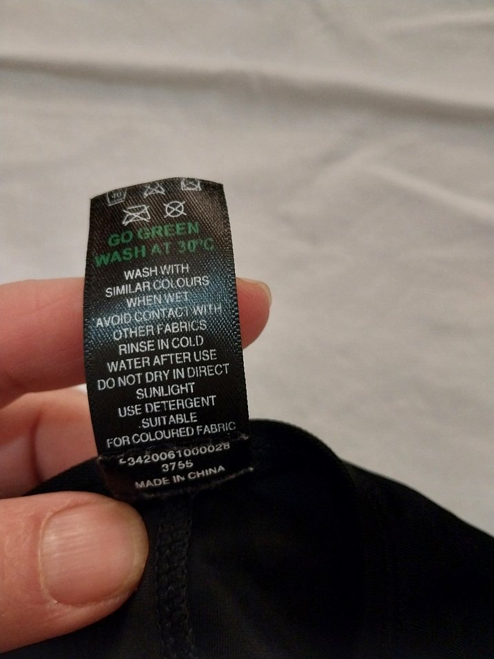 Siyah Kadın Sade Gövde Oturan Mayo - Görsel 5