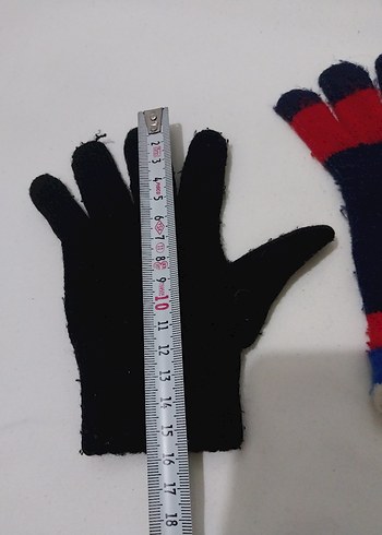 Çocuklar İçin Renkli Örgü Eldiven - Görsel 3