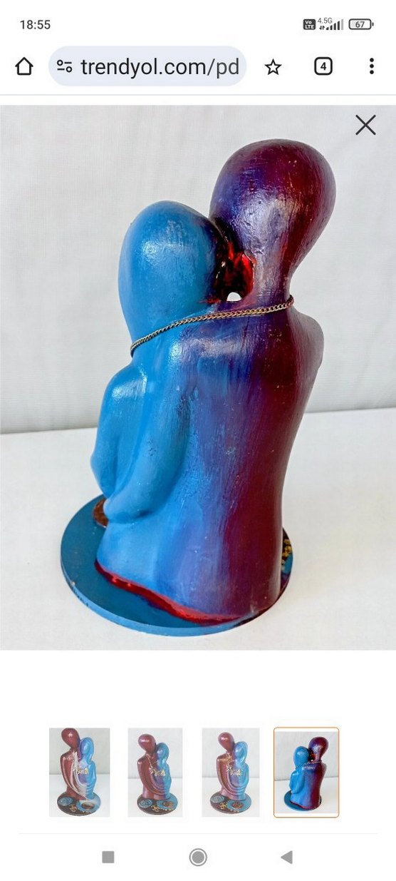 tütsülük bordo mavi geri akışlı - Görsel 3