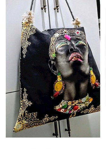 Etnik Desenli Bohem Çanta - Görsel 2