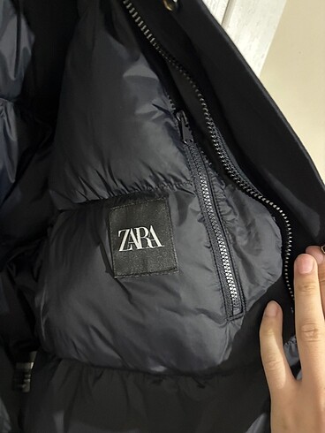 l Beden siyah Renk Zara erkek mont