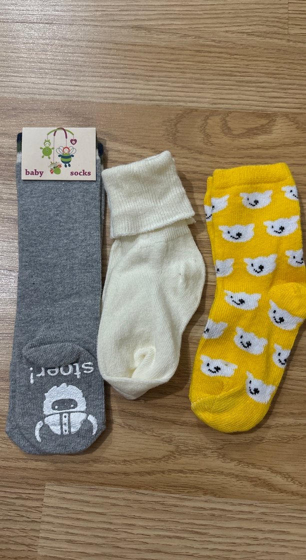 Erkek Bebek 3'lü Desenli Çorap Seti adet fiyatı 25 - Görsel 2