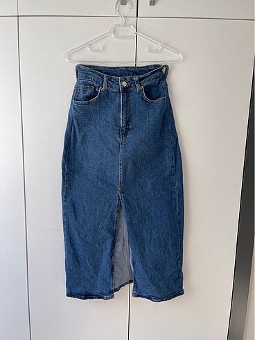 Zara Yırtmaçlı Etek