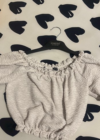 Gri Örgü Keten Kadın Bluz - Görsel 4