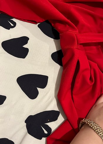 Kırmızı Tulum Takım Şık - Görsel 6