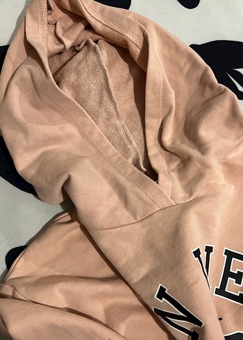 Camel Kapüşonlu Fermuarlı Sweatshirt - Görsel 4