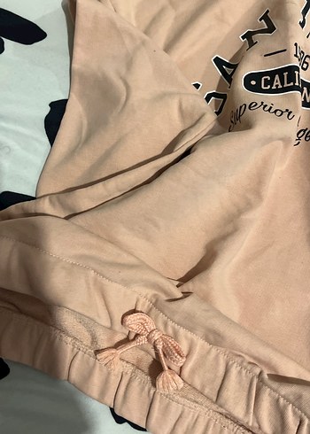 Camel Kapüşonlu Fermuarlı Sweatshirt - Görsel 3