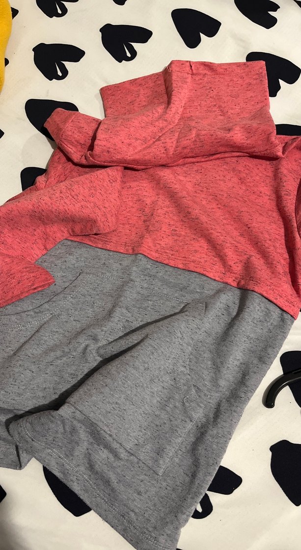 Gri Yüksek Yakalı, Uzun Kollu Hamile Triko - Görsel 4