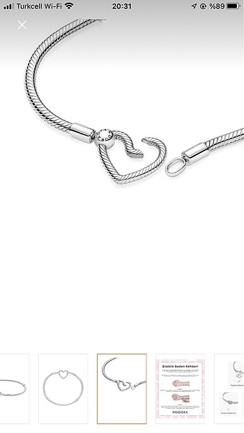  Beden Pandora bileklik 16 cm