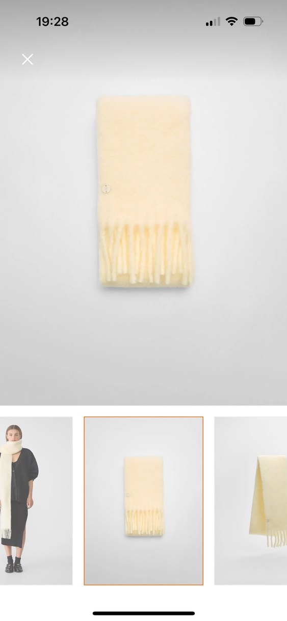 Bej Kadın Püsküllü Şal - Görsel 2