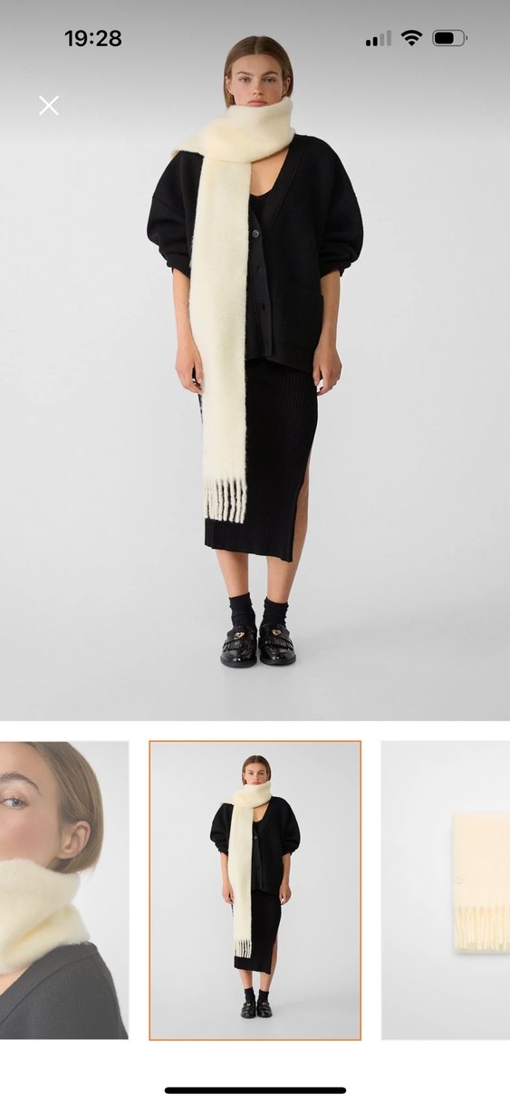 Bej Kadın Püsküllü Şal - Görsel 3