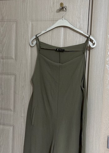 Kadın Kolsuz Uzun Salaş Tulum - Görsel 2