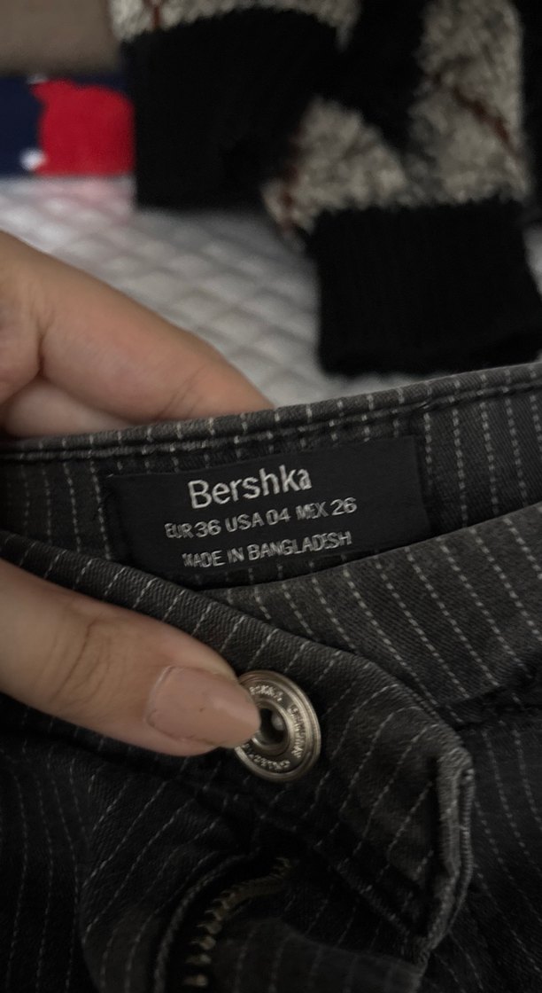 Kadın Gri Midi Kumaş Pantolon - Görsel 2