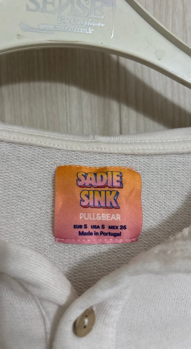 Kapüşonlu Baskılı Beyaz Sweatshirt - Görsel 2