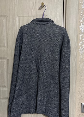 Gri Denim Erkek Ceket Notched Yaka
M beden - Görsel 5