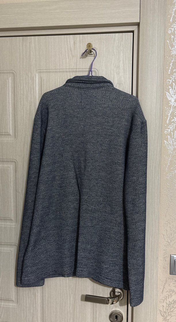 Gri Denim Erkek Ceket Notched Yaka
M beden - Görsel 5