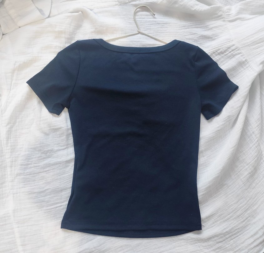 Lacivert Body Tişört - Görsel 2