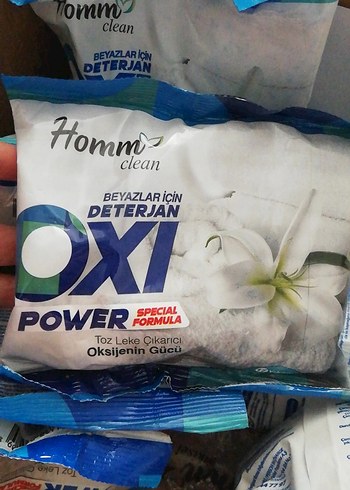 Homm Clean Oxi Power Beyazlar için Toz Deterjan