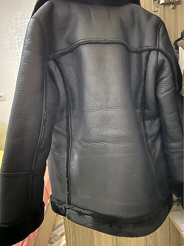xl Beden Stradivarius deri biker ceket