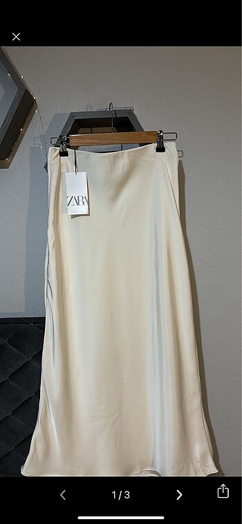 Zara saten etek