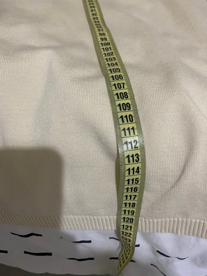 Bej Uzun Kollu Yüksek Yakalı Kadın Elbise - Görsel 4