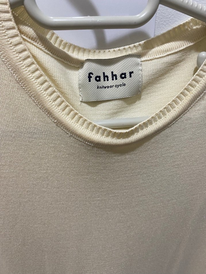 Bej Uzun Kollu Yüksek Yakalı Kadın Elbise - Görsel 2