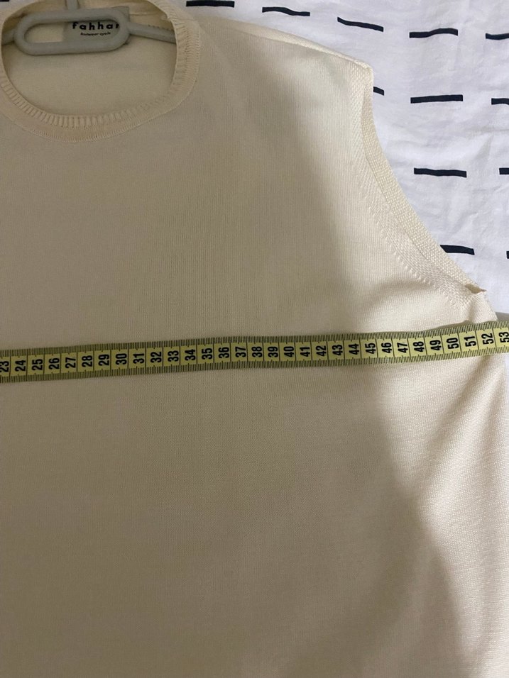 Bej Uzun Kollu Yüksek Yakalı Kadın Elbise - Görsel 5