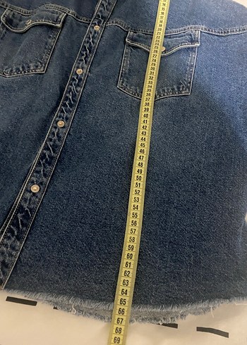 Mavi Kadın Denim Ceket Düğmeli - Görsel 5